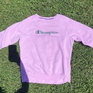 Light pink Champion crewneck sweatshirt